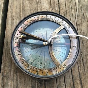 Brass compass home decor